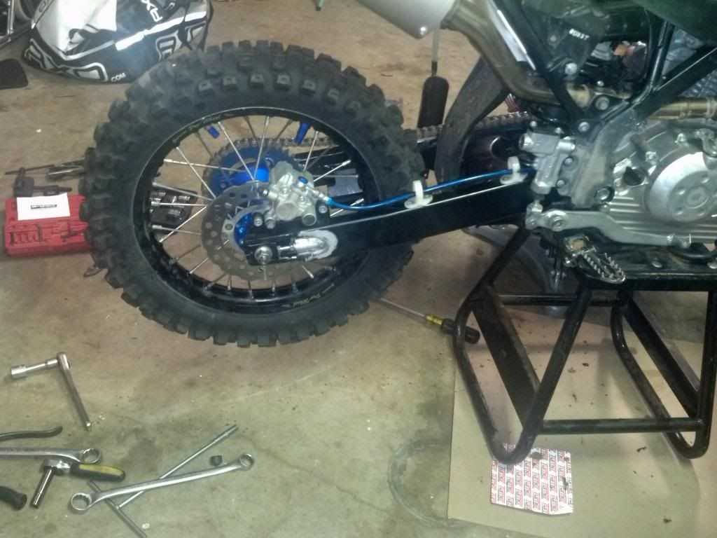 Any advice on broken chain adjuster in swingarm? I'm frustrated Moto